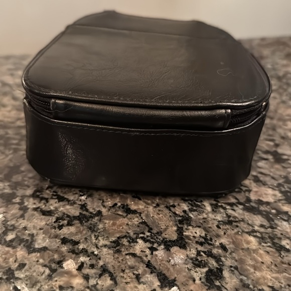 Belle Rose black mini satchel bag with strap EUC - Picture 6 of 14